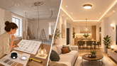 Lampen kopen vóór of na de renovatie: wat is het verschil en wanneer kies je ze?