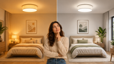Plafondlamp in de slaapkamer: warm of neutraal licht kiezen?