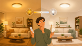 Wat kunt u doen als het licht in huis te geel lijkt?