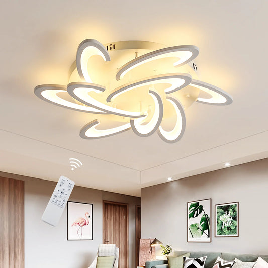 Plafonnier LED Dimmable avec Télécommande - Éclairez Votre Intérieur avec Style et Efficacité