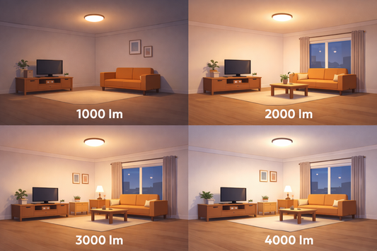 Choisir le flux lumineux du lustre selon la surface de la pièce (guide rapide pour débutants)