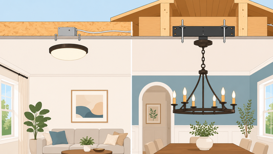 Le poids d’un luminaire influence-t-il l’installation au plafond ?