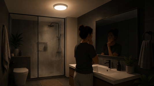 Pourquoi l’éclairage de la salle de bain paraît-il souvent trop sombre