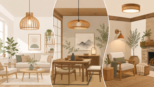 Quels styles de décoration conviennent aux luminaires en bois ?
