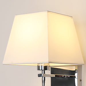 Bedlampje, LED-wandlamp Leeslamp Slaapkamer Zwenkarmhouder E27 Wandnachtlampje (exclusief lampen)