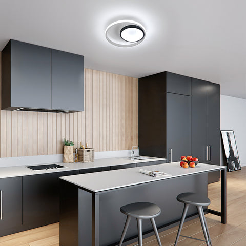 Ronde aluminium LED plafondlamp, 30W 6500K plafondlamp