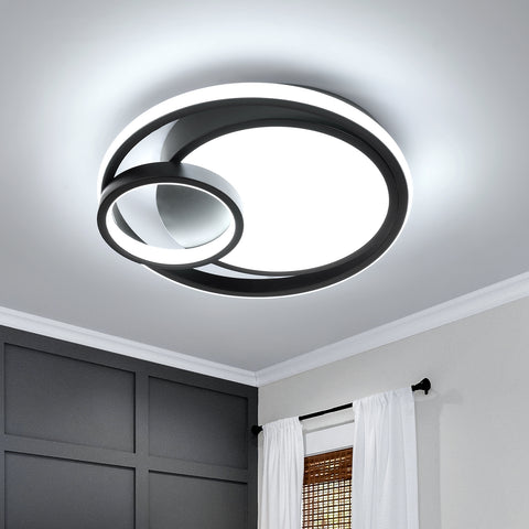Moderne LED-plafondlamp van 36 W, 80% energiebesparing, trillingsvrij, strak ontwerp met doorschijnende acryl lampenkap, ideaal voor woonkamer en badkamer
