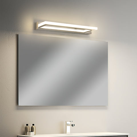 Acryl LED-spiegellamp - Zilver, 42 cm, 9 W, neutraal licht 4500 K, 220 V