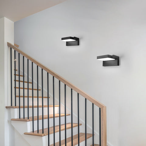 LED-wandlamp voor buiten IP65 - 20W, 2250LM, 6500K, 360° rotatie, resistent aluminium