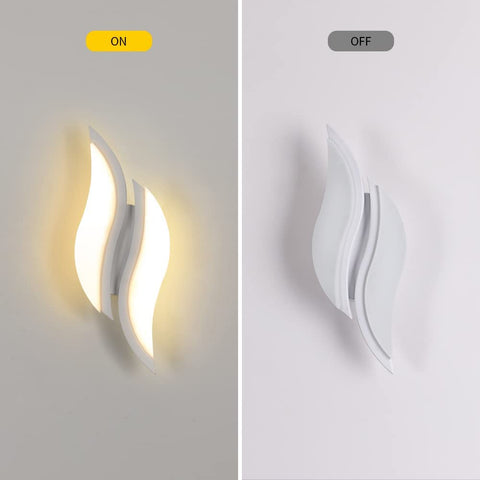 LED-binnenwandlamp, moderne wandlamp 20W 2300LM, acrylverlichting wandlamp voor woonkamer slaapkamer trap 3000K warm wit licht witte kleur