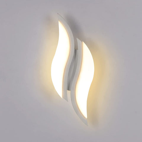 LED-binnenwandlamp, moderne wandlamp 20W 2300LM, acrylverlichting wandlamp voor woonkamer slaapkamer trap 3000K warm wit licht witte kleur