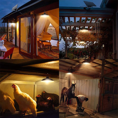 Buitenlicht op zonne-energie, 120° stralingshoek, IP65 buitenlicht op zonne-energie met afstandsbediening, 5M kabel, 3 kleurtemperatuurmodi voor tuin, garage, tuin, trap, terras