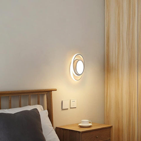 2 stks LED-plafondlamp 32 W Modern Design Warm Wit 3000 K Ronde Plafondlamp voor Woonkamer Slaapkamer Eetkamer Kantoor Wit 28 cm
