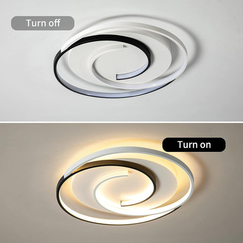Dimbare led-plafondlamp met afstandsbediening Moderne dimbare plafondlamp 3000K-6000K voor woonkamer slaapkamer eetkamer kantoor 36W rond