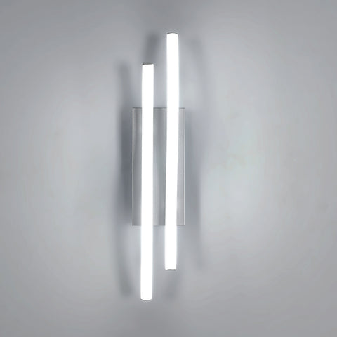 Speciaal gevormde aluminium wandlamp, 6500K wit licht, 220V, zilver
