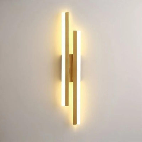 Moderne Gouden LED Wandlamp 16W 3 Lichtkleuren 1800LM
