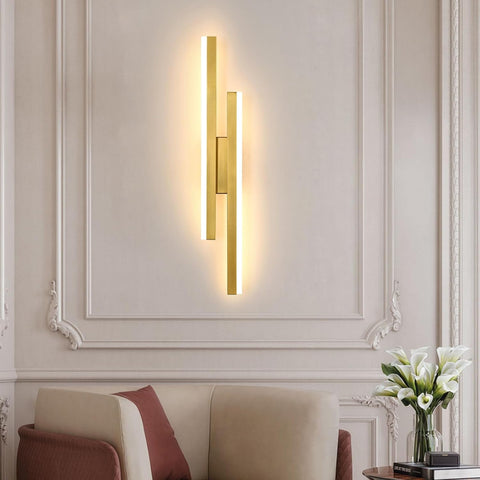 Moderne Gouden LED Wandlamp 16W 3 Lichtkleuren 1800LM