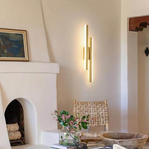 Moderne Gouden LED Wandlamp 16W 3 Lichtkleuren 1800LM