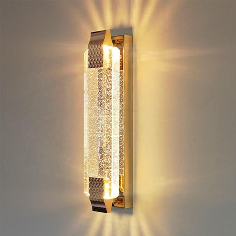 LED Wandlamp Crystal Gold 12W
