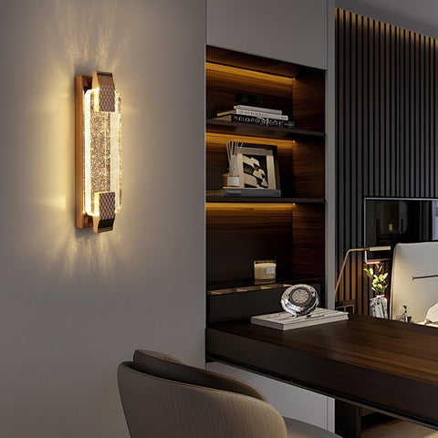 LED Wandlamp Crystal Gold 12W