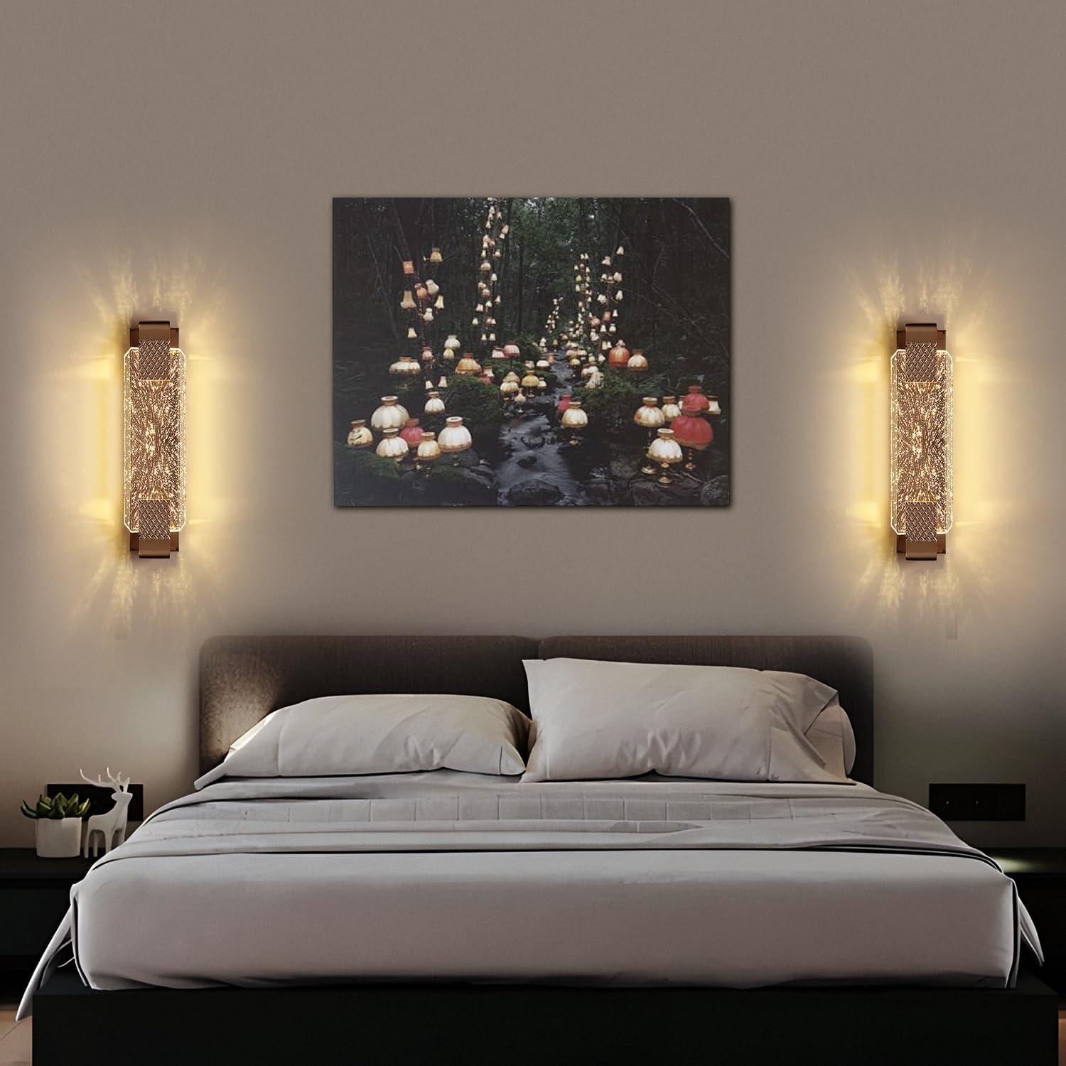 LED Wandlamp Crystal Gold 12W