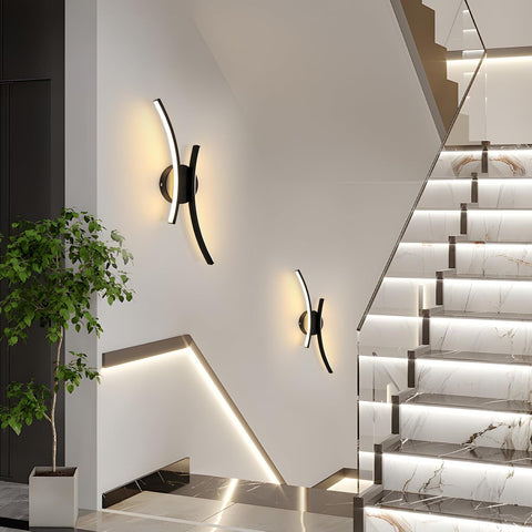 Moderne LED Wandlamp 20W 2250LM Zwart