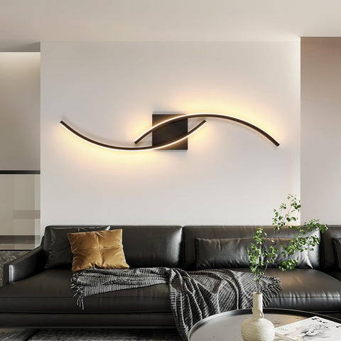Creatieve LED Wandlamp Binnen 27W Zwart