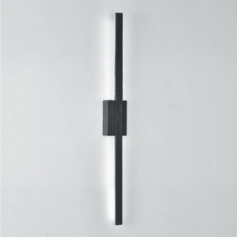 LED Wandlamp - Zwart - 8W 6000K Koud Wit Licht - Metaal - L.60 CM - voor Slaapkamer Gang Ingang