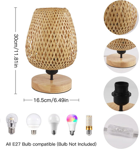 Natuurlijke Bamboelamp – Zen Licht