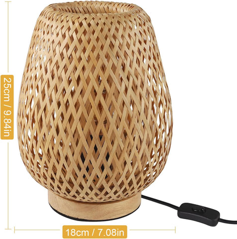 Bamboe Tafellamp E27