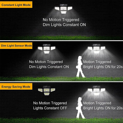 Solarlicht buiten bewegingssensor LED-wandlamp koel wit 6000K voor binnenplaats tuin gang terras dicht bij muur pad patio villa