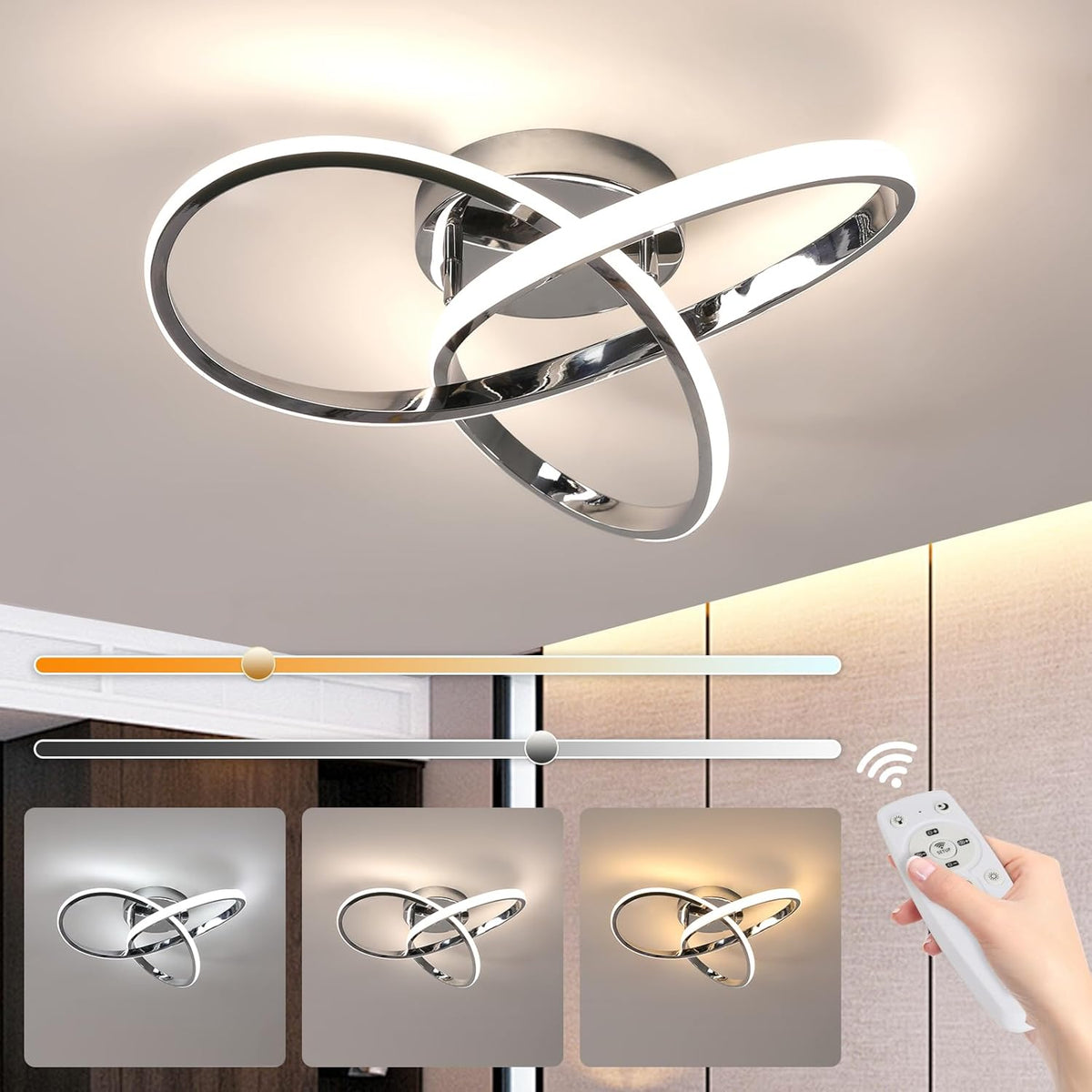 Creatieve LED Plafondlamp in Bloemvorm