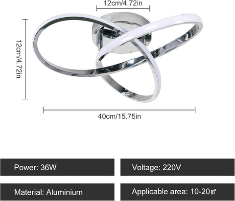 Creatieve LED Plafondlamp in Bloemvorm