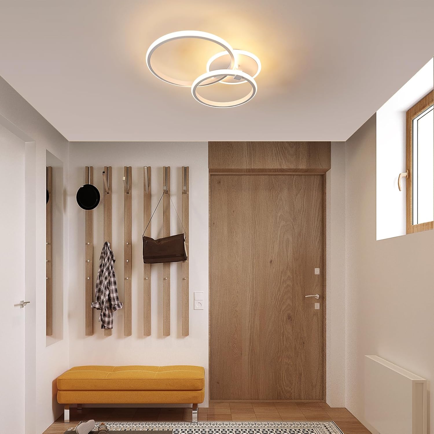 Moderne LED Plafondlamp 42W Rond Warm Wit