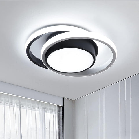 Moderne LED Plafondlamp met Dubbele Cirkel 32W