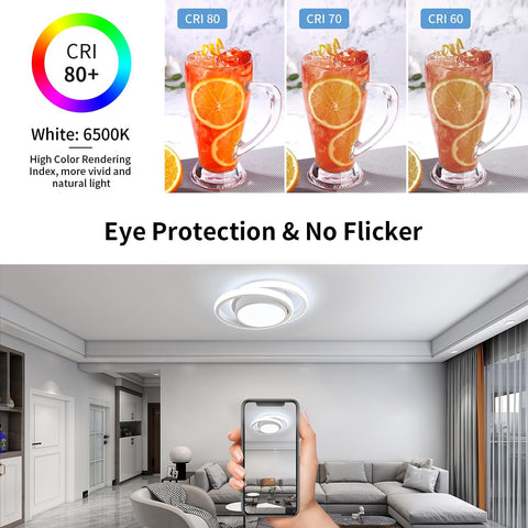 Moderne Ronde LED Plafondlamp 32W 6500K