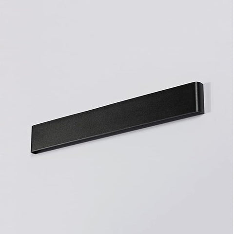 LED-wandlamp in modern aluminium metaal Zwart, 91 cm, Verlichting, Wit licht, 30W, voor woonkamer