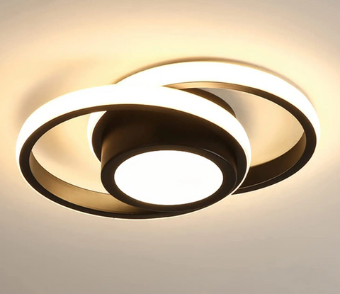 LED-plafondlamp, ronde plafondlamp 32W 2500lm, moderne plafondlamp voor hal slaapkamer badkamer keuken woonkamer