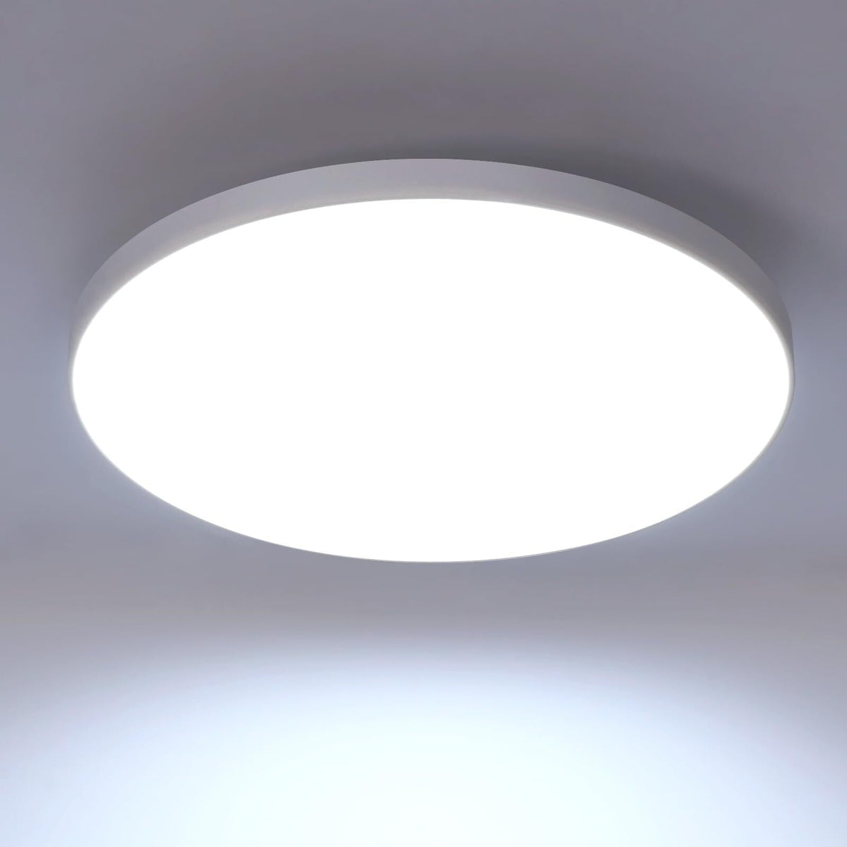 LED-plafondlamp, wit rond 27*5 CM, 24W 6500K koel wit licht, ABS, drievoudige bescherming voor slaapkamerbalkon