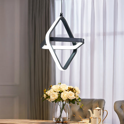 Moderne LED eenpersoonsbed hanglamp 32W dimbaar voor slaapkamer en woonkamer