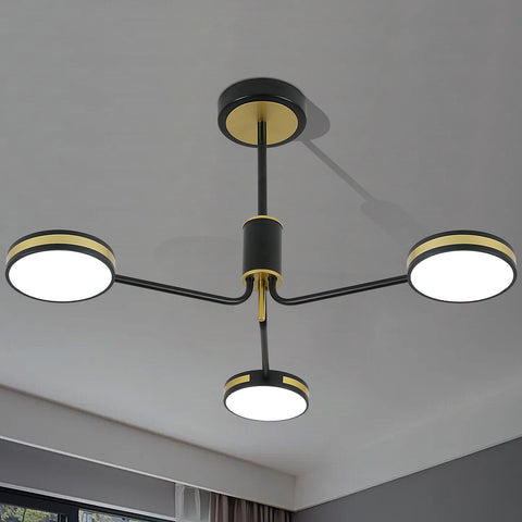 Kroonluchterlamp Plafondlamp Scandinavisch Modern Creatief Restaurant 3 Hoofden voor Slaapkamer, Woonkamer, Restaurant, Bar