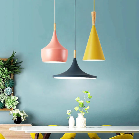 Hanglamp Houten Kroonluchter E27 Basis Voor Woonkamer Slaapkamer Eetkamer Kantoor Bar Café Blauw