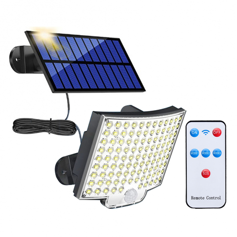 Wandlamp op zonne-energie Buiten bewegingssensor LED-wandlamp voor binnenplaats Tuin Gang Terras Dichte muur Pathway Patio Villa
