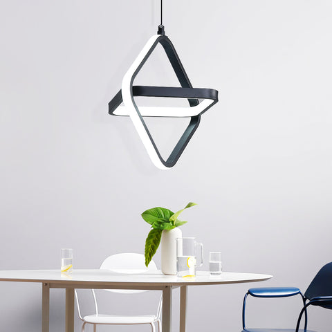 Moderne LED eenpersoonsbed hanglamp 32W dimbaar voor slaapkamer en woonkamer