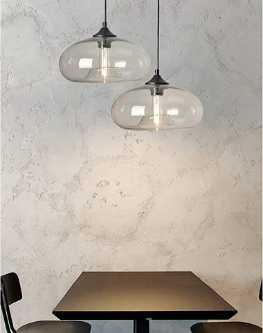 Hanglamp Plafond Vintage Industriële Kroonluchter E27 Kroonluchters Lichtlamp Kleurrijke Plafondverlichting (Transparant) Zonder Lampen