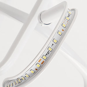 16W led-plafondlamp, moderne creatieve metalen acryl design plafondlamp aluminium, 6000K witte plafondlamp, moderne led-plafondlamp voor woonkamer, slaapkamer, keuken