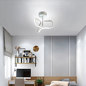 16W led-plafondlamp, moderne creatieve metalen acryl design plafondlamp aluminium, 6000K witte plafondlamp, moderne led-plafondlamp voor woonkamer, slaapkamer, keuken