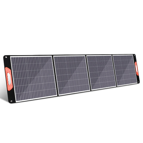 200W monokristallijne draagbare opvouwbare zonnepaneelkit met 1 USB-poorten voor buiten