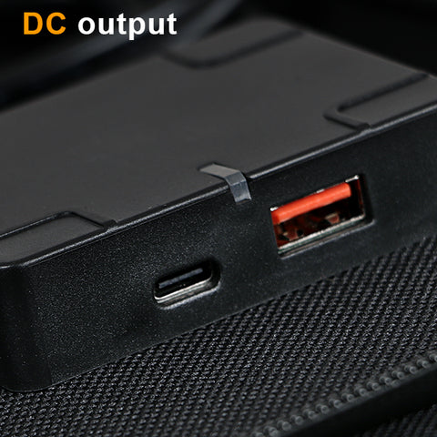 75W opvouwbaar efficiënt MonocBN zonnepaneel, opvouwbare reistas voor buitenoplader met 3 DC / USB / TYPE-C zonnepanelen