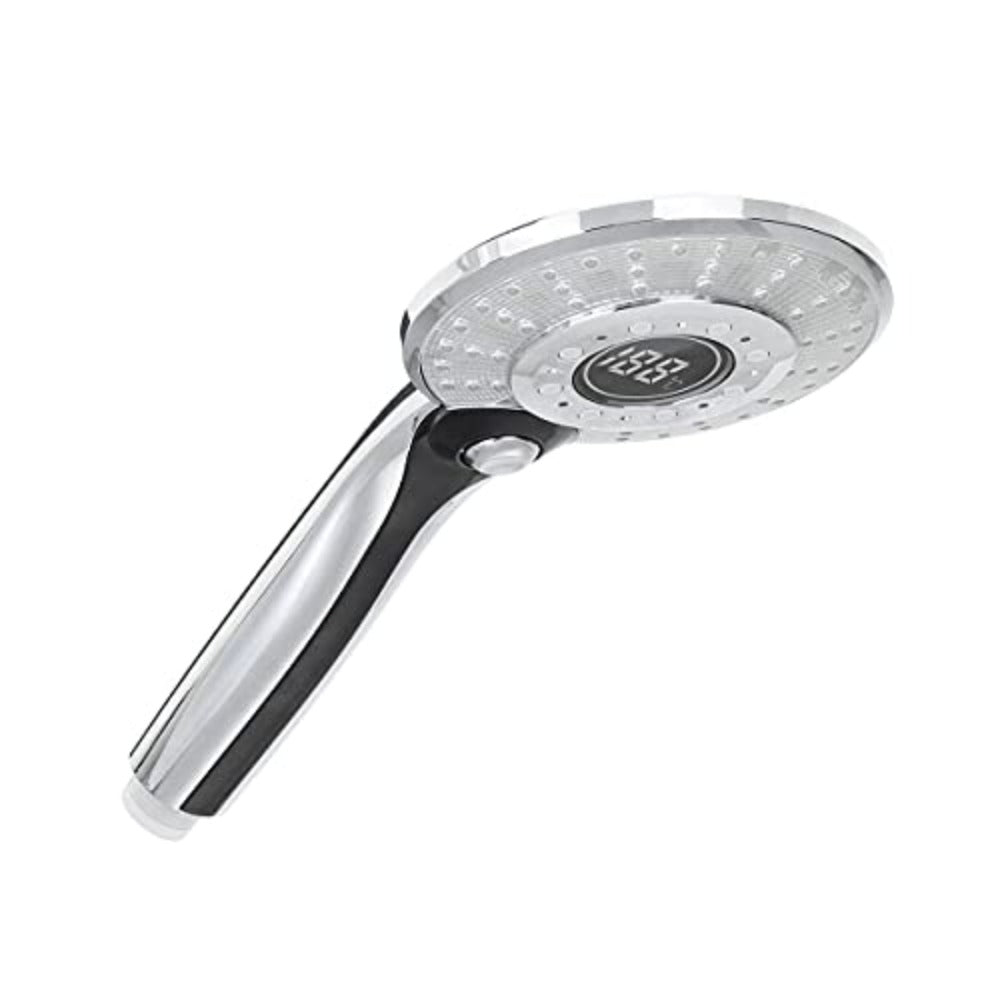 LED-douchekop, LED-douchekop 3 kleuren Temperatuurregeling Handdouche met digitaal temperatuurdisplay Waterbesparende douche 3 modi